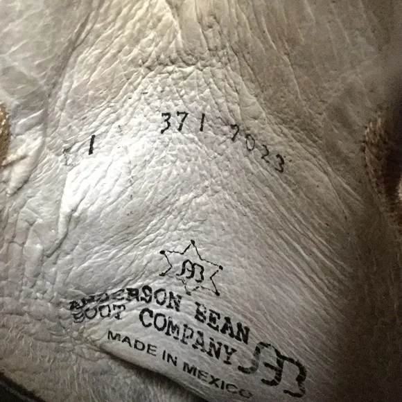 Anderson bean rodeo cowgirl cowboy boots ranch barn barrel racing buckaroo - Picture 7 of 13